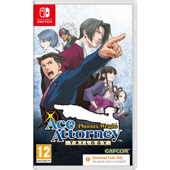 Phoenix Wright Ace Attorney Trilogy (Code in Box) / Nintendo Switch - Nintendo Switch Games - Games - Techbox