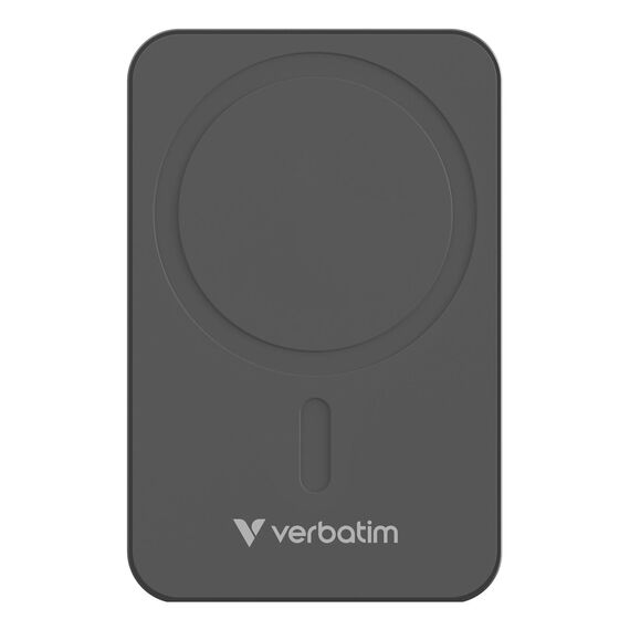 Verbatim - Charge ´n´ Go Essentials Power Bank Magnetic Wireless 20000 mAh Black / Electronics