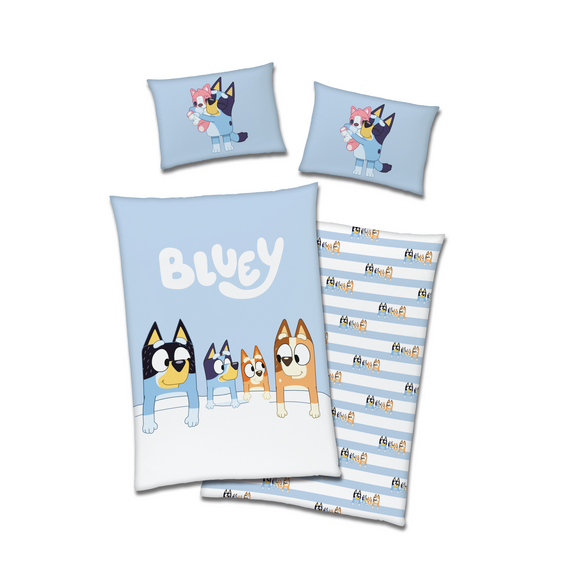 Bed Linen - Adult Size 140 x 200 cm - Bluey / Baby and Children