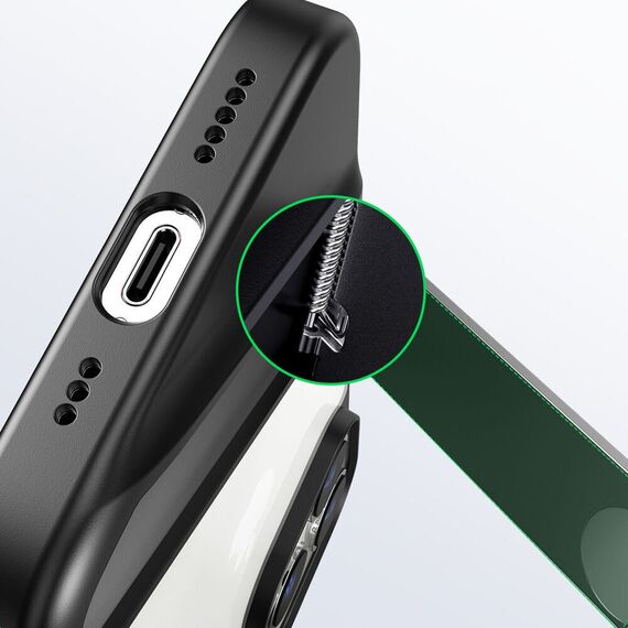 Ugreen LP635 Kickstand Protective Case Hard Cover with Gel Frame and Built-in Stand for iPhone 14 Pro Black (90926) | Techbox