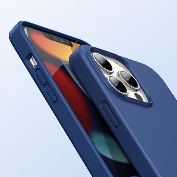Ugreen Protective Silicone Case rubber flexible silicone case cover for iPhone 13 Pro Max blue | Techbox