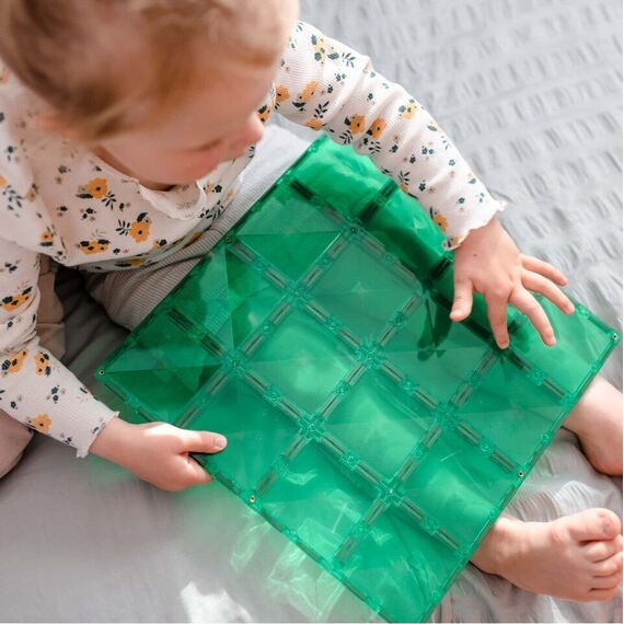 Connetix - Base Plate - Rainbow Blue & Green (CT-R-BG002-BP) / Toys