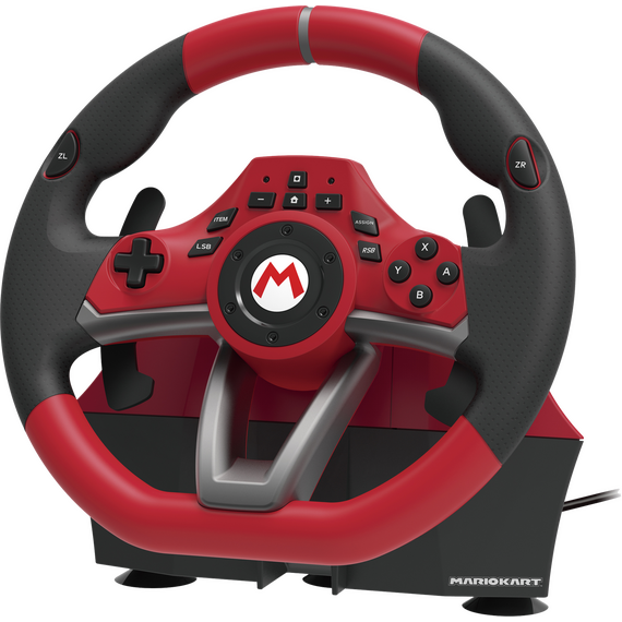 Hori - Switch Mario Kart Racing Wheel Pro Deluxe / Nintendo Switch 2 - Nintendo Switch 2 Accessories - Accessories for Consoles - Techbox