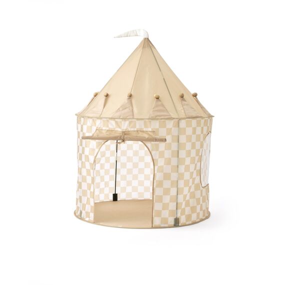 Kids Concept - Star - Play Tent Check Yellow - (1000929) / Baby and Children