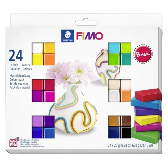 Staedtler - FIMO Soft Set, 24x25g Basic (8023 C24-1) / Toys