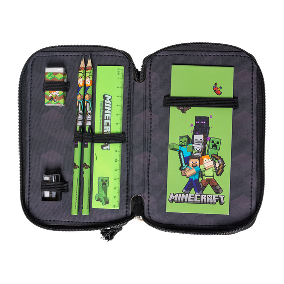 Stor - Minecraft Filled Double Decker - Multi-colored / Toys
