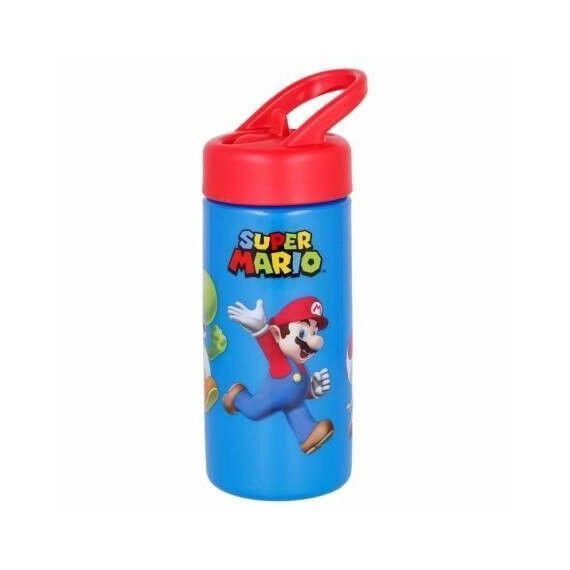 Stor - Sipper Water Bottle (410ml) - Super Mario (088808718-21401) / Toys