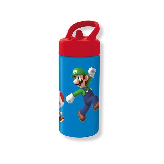 Stor - Sipper Water Bottle (410ml) - Super Mario (088808718-21401) / Toys