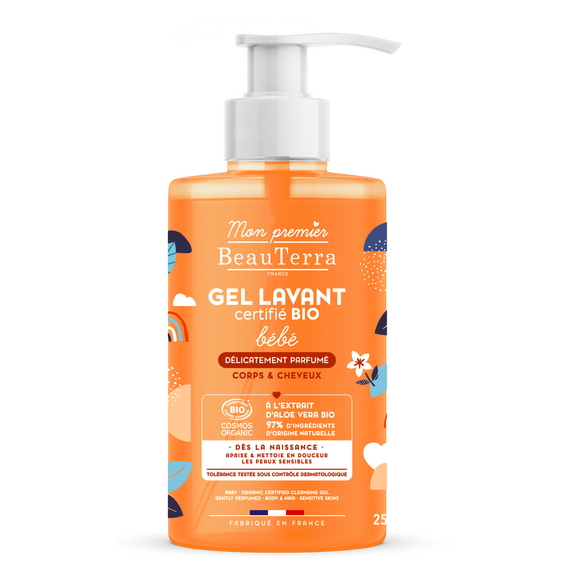 BeauTerra - Perfumed Baby Wash Gel - BIO - 750 ml / Baby and Children