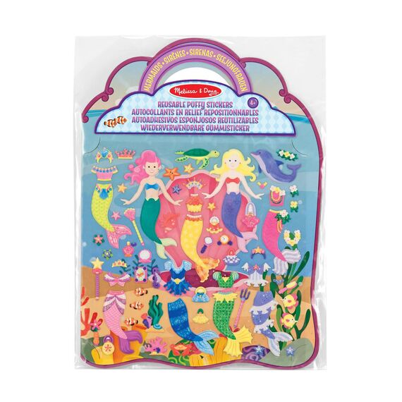 Melissa & Doug - Reusable Puffy Stickers Playset Mermaid (806035) / Toys