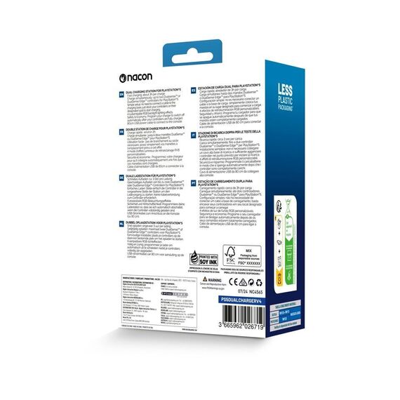 Nacon Controller USB Dual Charger V4 PS5 / PlayStation 5 | Techbox