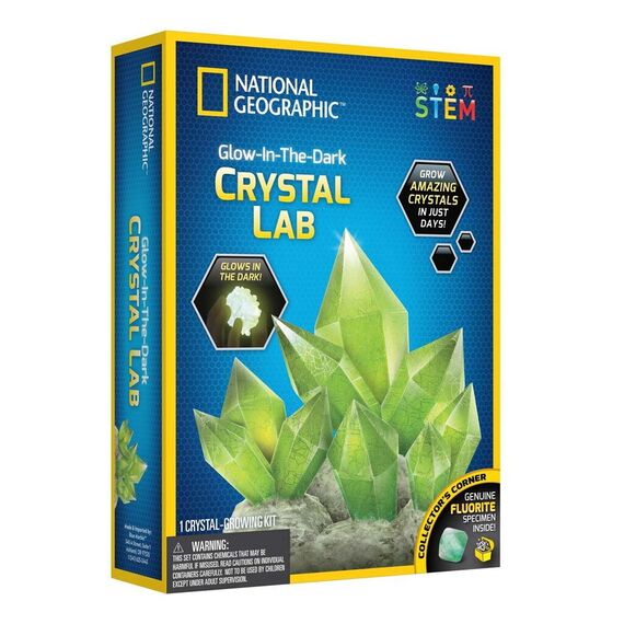 National Geographic - Glow in Dark Crystal Growing (29-4001) / Toys