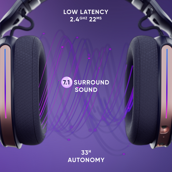 Oniverse - Wireless Gaming Headset Polaris - Sideral Blue / Electronics