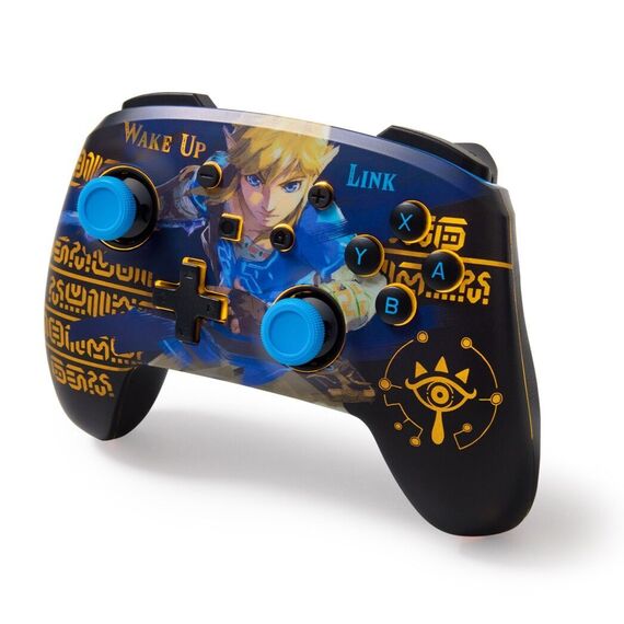 PowerA Enhanced Wireless Controller With Lumectra Etched - Wake Up Link (Nintendo Switch) / Nintendo Switch - Παιχνίδια - Games - Techbox
