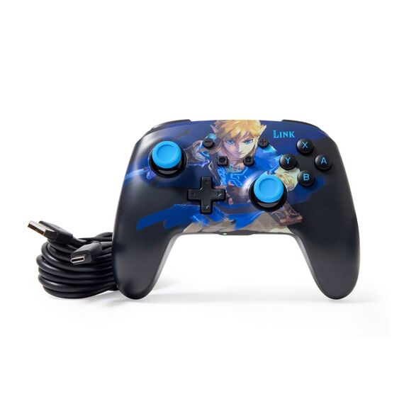 PowerA Enhanced Wireless Controller With Lumectra Etched - Wake Up Link (Nintendo Switch) / Nintendo Switch - Παιχνίδια - Games - Techbox