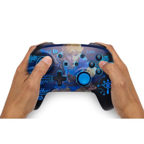 PowerA Enhanced Wireless Controller With Lumectra Etched - Wake Up Link (Nintendo Switch) / Nintendo Switch - Παιχνίδια - Games - Techbox
