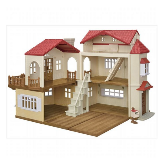Sylvanian Families - Red Roof Country Home - Secret Attic Playroom (5708) / Toys
