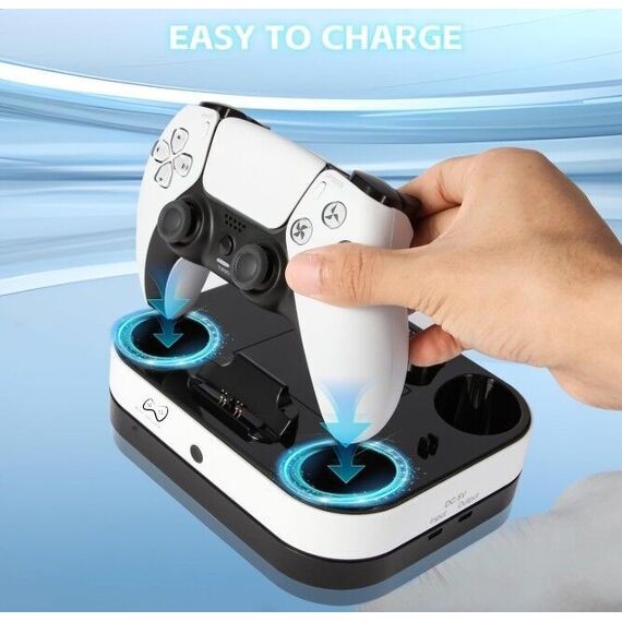 Deep Explorer PS5 Charging Station / PlayStation 5 - Παιχνίδια - Games - Techbox