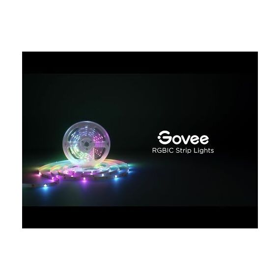 Govee - RGBIC Basic Wi-Fi + Bluetooth LED Strip Lights (10 Meter) / Electronics