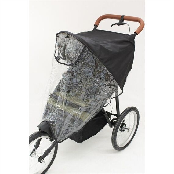 TRILLE - Raincoat Jogger With opening in Top, Black / Baby and Children