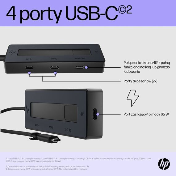 HP 4K USB-C Multiport Hub | Techbox