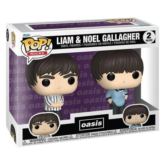 Oasis POP! Vinyl Figures 2-Pack Liam & Noel Gallagher 9 cm - Funko POP - Collectibles - Techbox