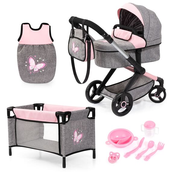 Bayer - Dolls pram Xeo mega set (17033AD) / Toys