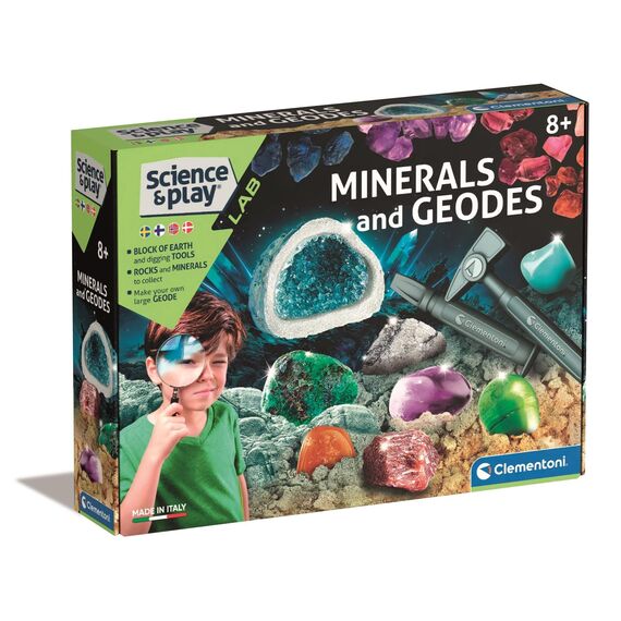 Clementoni - Minerals and Geodes - (I-78828) / Toys