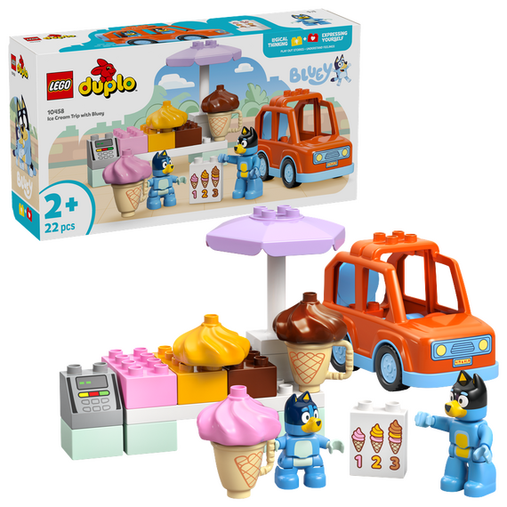 LEGO - DUPLO Bluey - Ice Cream Trip with Bluey (10458) / Toys