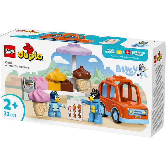 LEGO - DUPLO Bluey - Ice Cream Trip with Bluey (10458) / Toys