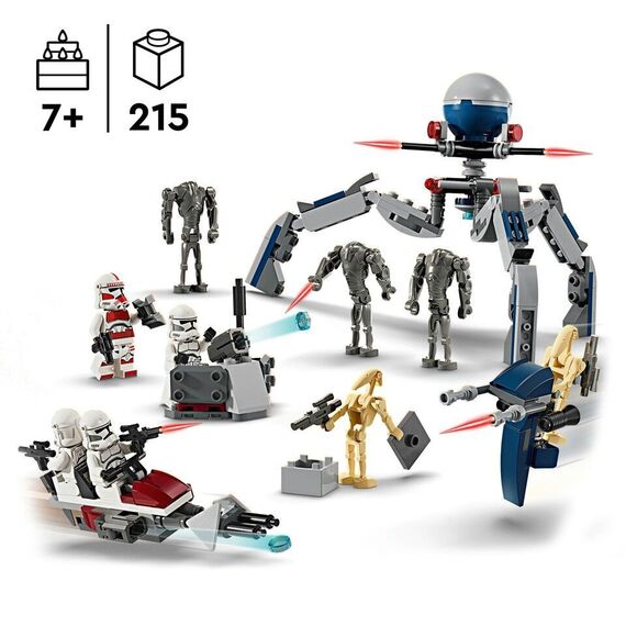 LEGO Star Wars - Clone Trooper™ & Battle Droid™ Battle Pa (75372) / Toys
