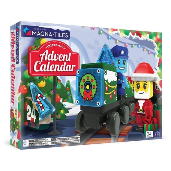 MAGNA-TILES - Advent Calendar with microMAGS (90363) / Toys