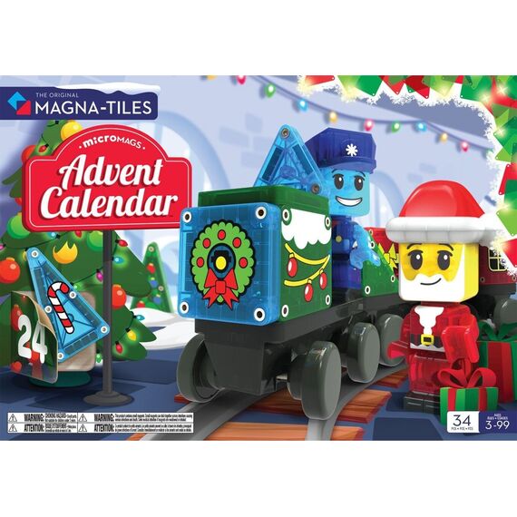 MAGNA-TILES - Advent Calendar with microMAGS (90363) / Toys