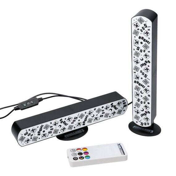 Minecraft Light Bar Set of 2 with Remote / Fan Shop and Merchandise - Various - Various - Techbox