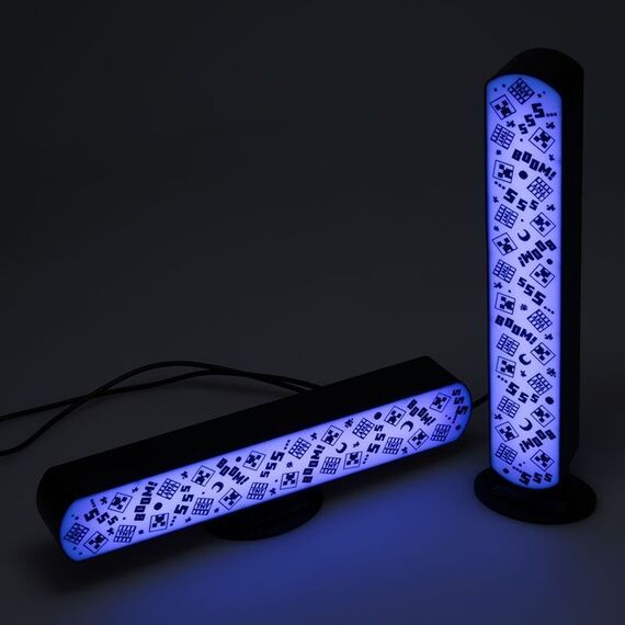 Minecraft Light Bar Set of 2 with Remote / Fan Shop and Merchandise - Various - Various - Techbox