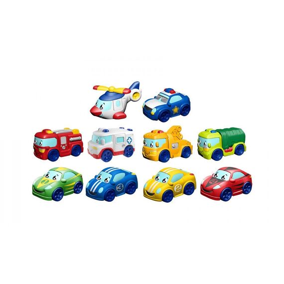 Tiny Teamsterz - 3 pack - Soft Vehicle / Toys