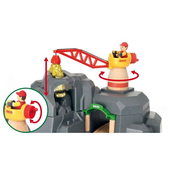 BRIO - Crane and Mountain Tunnel (33889) / Toys