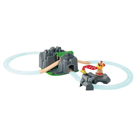 BRIO - Crane and Mountain Tunnel (33889) / Toys