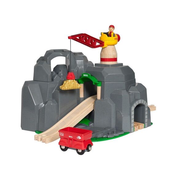 BRIO - Crane and Mountain Tunnel (33889) / Toys