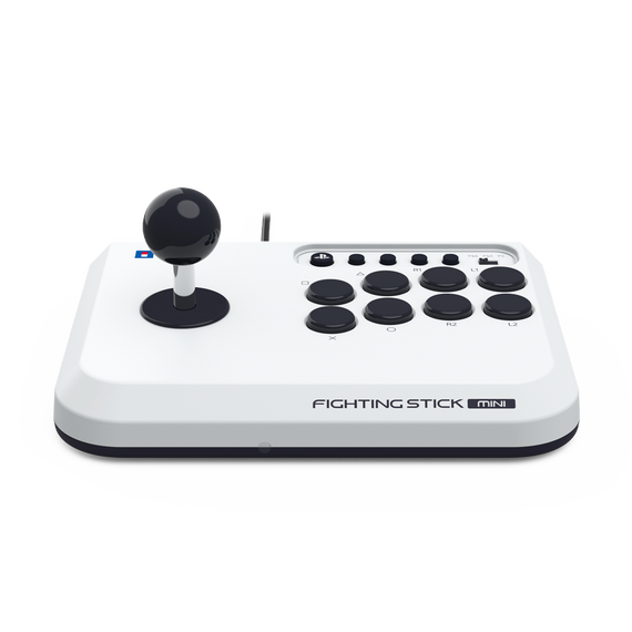 HORI - Fighting Stick Mini for PlayStation®5 - White - 8 inches by 6 inches / PlayStation 5