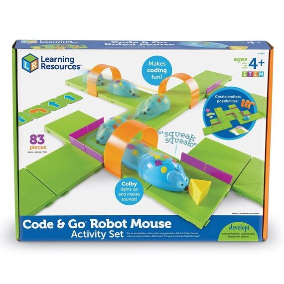 Learning Resources - Code & Go® Robot Mouse Activity Set - (LSP2831-SCA) / Toys