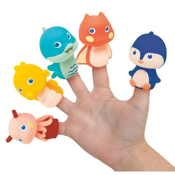 Ludi - Bath book and Finger figures  - (LU40018) / Toys