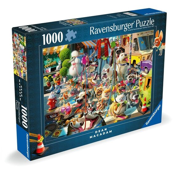 Ravensburger - Puzzle The Dog Walker 1000p (12000876) / Toys