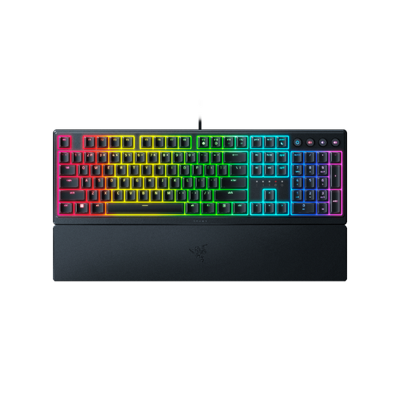 Razer - Ornata V3 - RGB gaming keyboard Nordic - Black / Computers