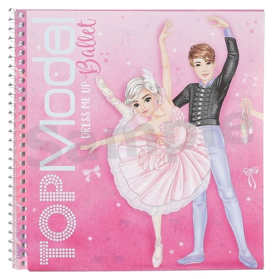 TOPModel - Dress Me Up Stickerbook BALLET - (413611) / Toys
