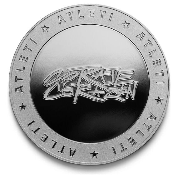 Atletico de Madrid Courage and Heart coin