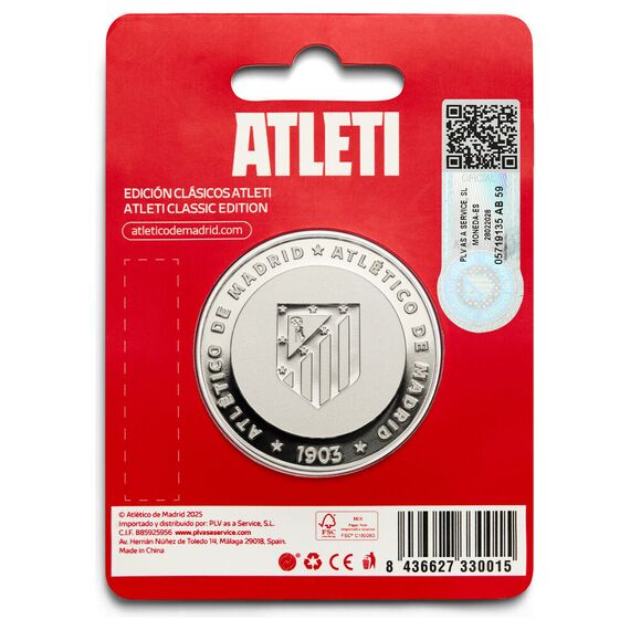 Atletico de Madrid Courage and Heart coin