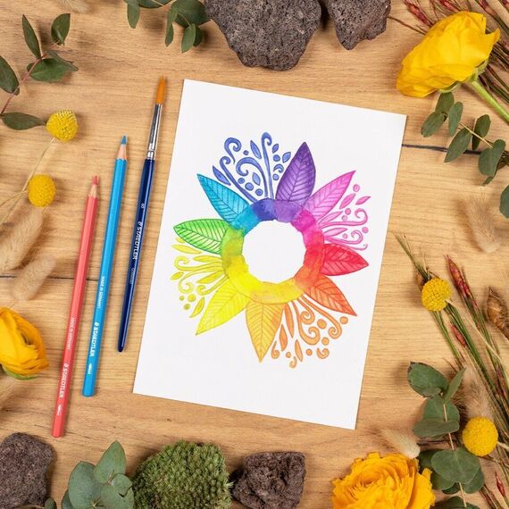 Staedtler - Watercolor colored pencil, 24 pcs (14610C M24) / Toys