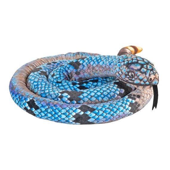 Wild Republic - Plush Toy Living Earth Snakes 152 cm Blue Rock Rattlesnake (808245) / Toys