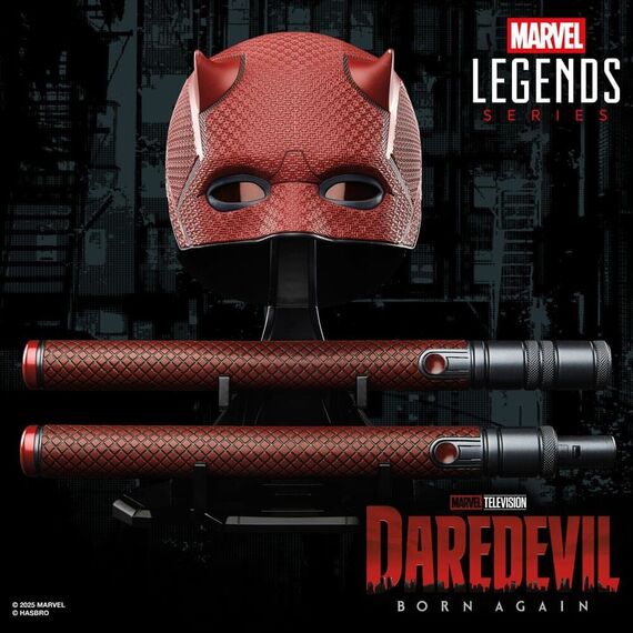 Daredevil: Born Again Premium Roleplay Mask and Billy Club - Figurines - Collectibles - Techbox